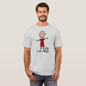 T-shirt de footballeur de garçon (Devant entier)