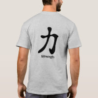 De force de kanji d'écriture dos japonais dessus