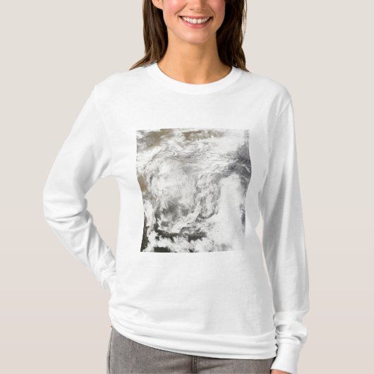 T-shirt De fortes chutes de neige en Chine (Devant)