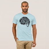 T-shirt de fossile d'ammonite (Devant entier)