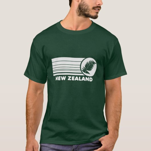 T-shirt de fougère argentée de la Nouvelle Zélande (Devant)