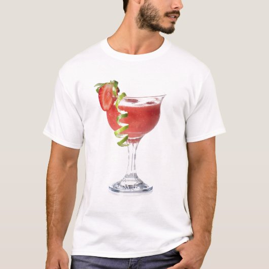 T-shirt de fraise de daiquiri (Devant)