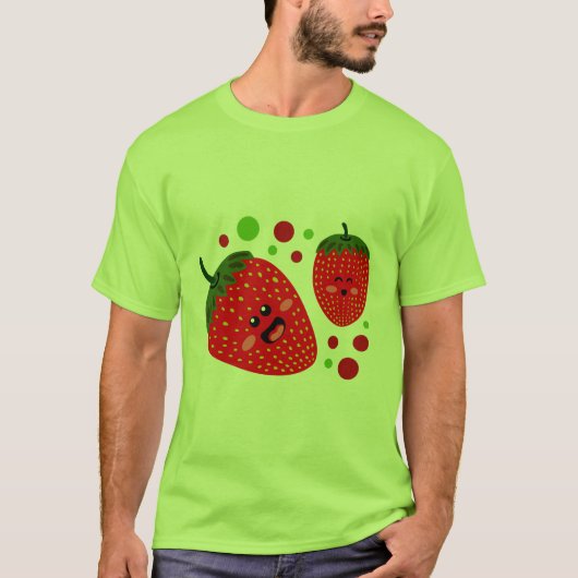 T-shirt de fraises (Devant)