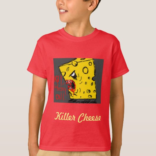 T-shirt de fromage de tueur (Devant)