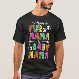 T-shirt De Fur Mama à Baby Mama Fête des mères de la nouve