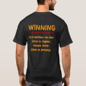 T-shirt de GAIN de sang de tigre (Dos)