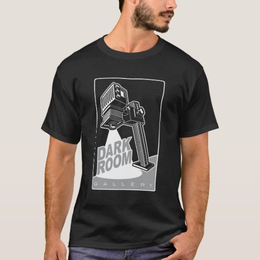 T-shirt de galerie de chambre noire (Devant)