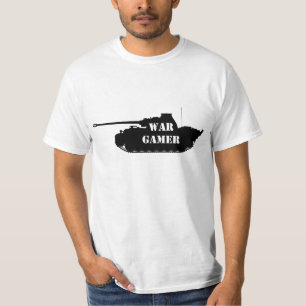 T-shirt de Gamer de guerre de panthère de Panzer