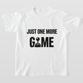T-Shirt de gamer pour enfants – “Juste une partie