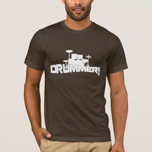 T-shirt de garçon de batteur (Devant)
