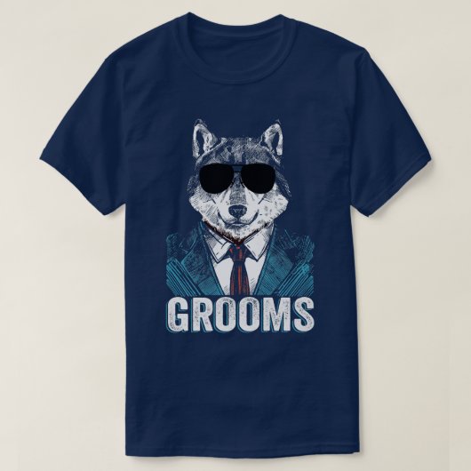 T-shirt de garçon de mariée Wolfpack EVG Team de m (Design devant)