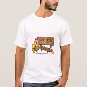 T-shirt de gardien de poulets drôle de l'usine de