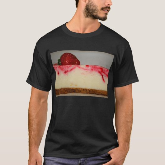 T-shirt de gâteau au fromage de fraise, chemise (Devant)