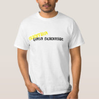 T-shirt de geek de scientifique de données de