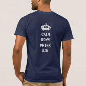 T-shirt de genièvre de boissons (Dos)