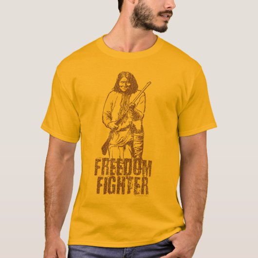 T-shirt de Geronimo de combattant de liberté - (Devant)
