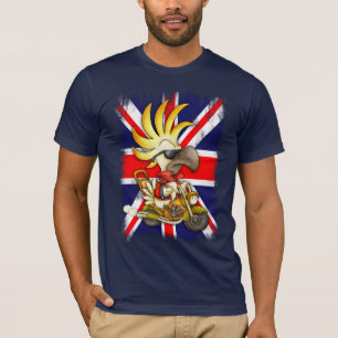 T-shirt de gigaoctet, T-shirt d'Union Jack avec le
