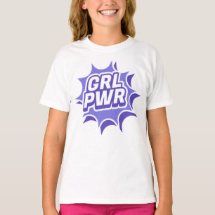 T-Shirt de Girl Power Girls - Bold Feminist Kids T