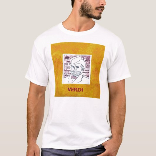 T-shirt de Giuseppe Verdi (Devant)