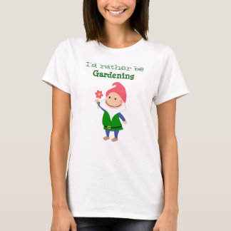 T-shirt de gnome de jardin