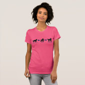 T-shirt de Goldendoodle, "maths de Goldendoodle " (Devant entier)