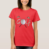T-shirt de golf féminin (Devant)