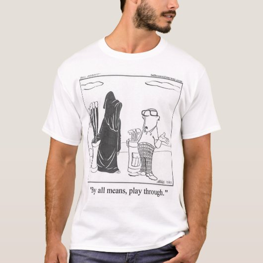 T-shirt de golf humoristique (Devant)