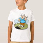 T-shirt de golf junior pour enfants (Devant)