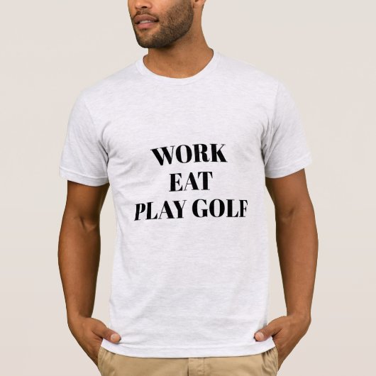 T-Shirt de golf Mens Bella Canvas (Devant)