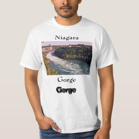 T-shirt de gorge de Niagara (Devant)