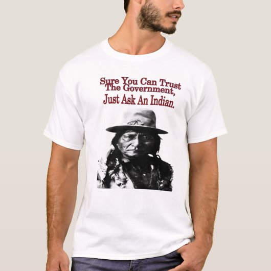 T-shirt de gouvernement de confiance (Devant)