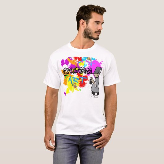T-SHIRT DE GRAFFITI (Devant entier)