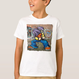 T-shirt de graffiti de hip hop