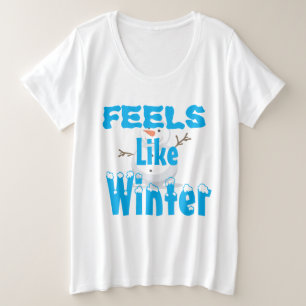 T-shirt de grande taille pour femmes