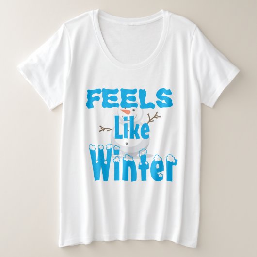 T-shirt de grande taille pour femmes (Design devant)