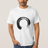 T-shirt de graphique de cercle de calligraphie de (Devant)