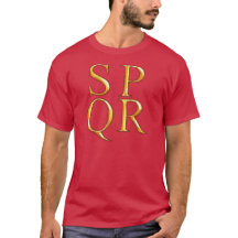 T-shirt de graphique de SPQR