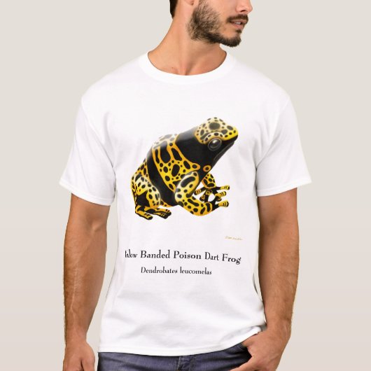 T-shirt de grenouille de dard de poison de (Devant)