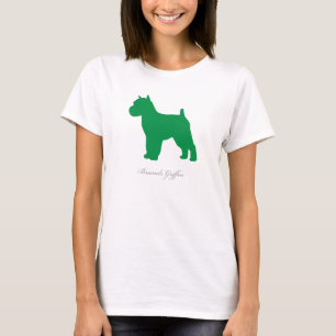 T-shirt de griffon de Bruxelles (version accouplé