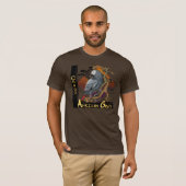 T-shirt de gris africain du Congo (Devant entier)