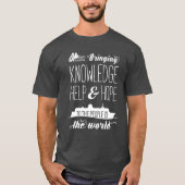 T-shirt de gris de bateau de KHH (Devant)