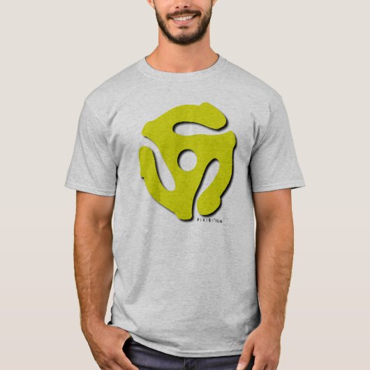 T-shirt de gris d'insertion de disque de 45 t/mn (Devant)