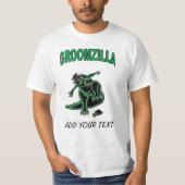 T-shirt de Groomzilla (Devant)