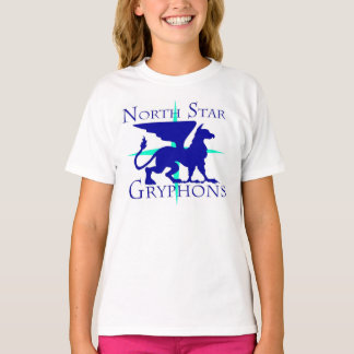 T-shirt de Gryphons de l'étoile du nord des filles