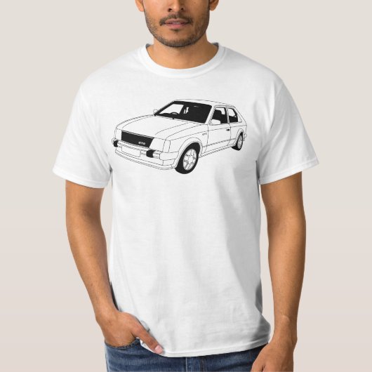 T-shirt de GTE MK1 de Vauxhall Astra (Devant)