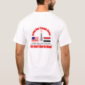 T-shirt de guerre (Dos)
