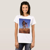 T-shirt de guerrier d'Ute (Devant entier)