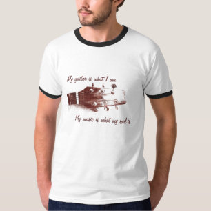 T-shirt de guitare acoustique