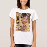 T-shirt ~ de Gustav Klimt le baiser<br><div class="desc">Klimt 1862-1918,  Gustav,  bei Wien,  Autriche de Baumgarten</div>