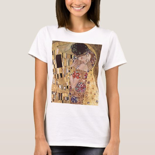 T-shirt ~ de Gustav Klimt le baiser (Devant)